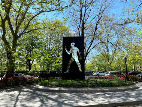 Ralph Ellison Plaza in Harlem, NYC