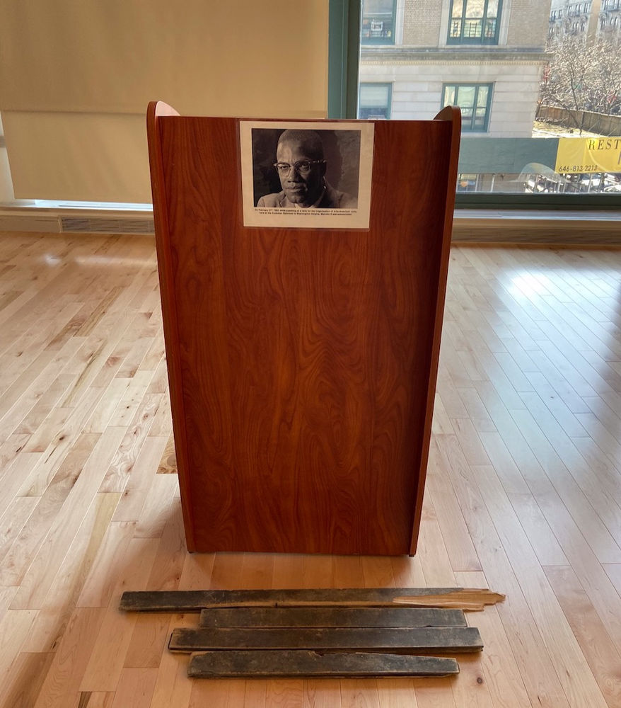 This year's commemoration of Malcolm X in the former Audubon Ballroom