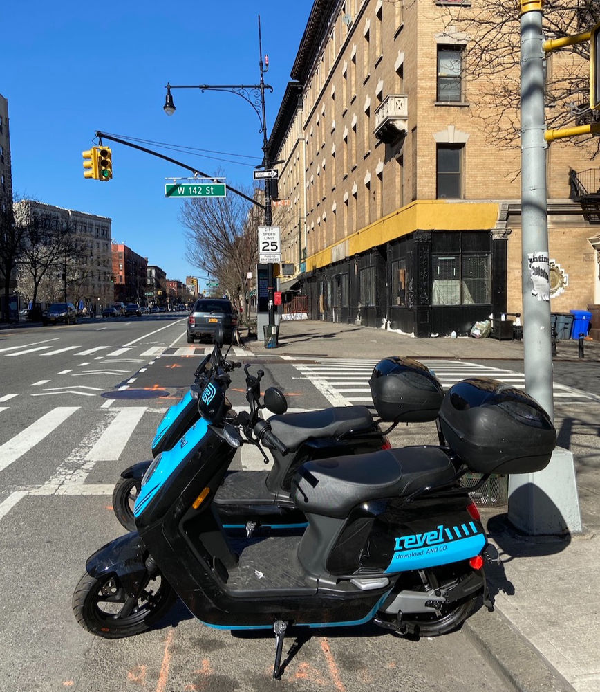 Revel mopeds have arrived in Upper Manhattan