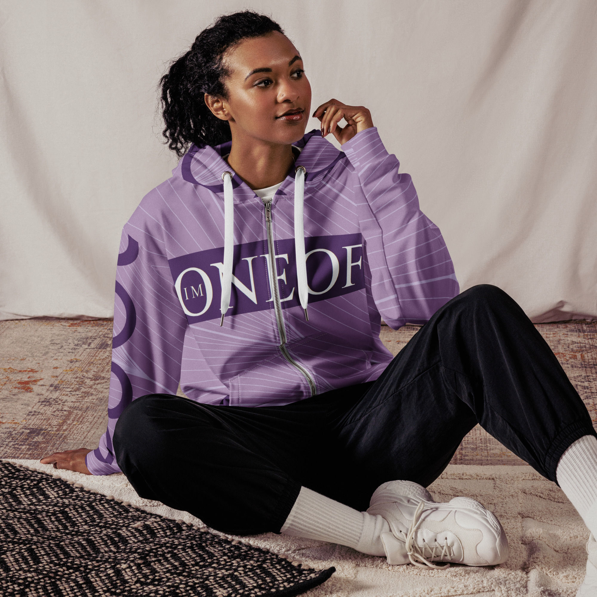 IMONEOFTHEM signature series zip hoodie 