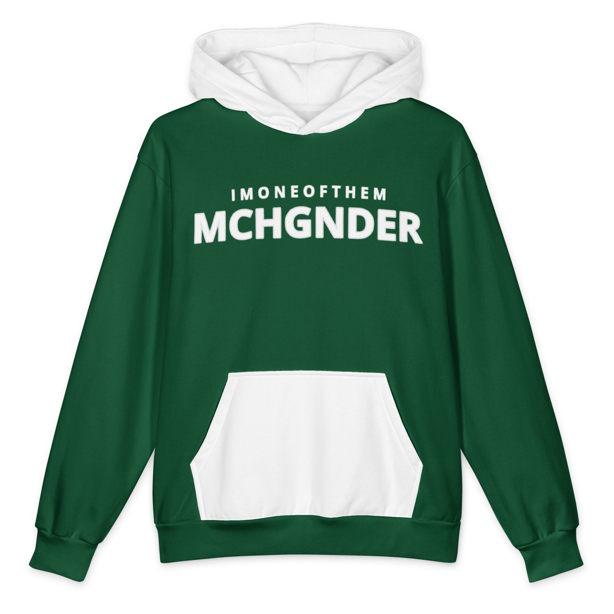 MCHGNDER Oversized Cotton Hoodie