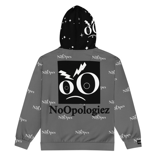 NOOPOLOGIEZ zip hoodie | NOOPES NOOPOLOGIEZ