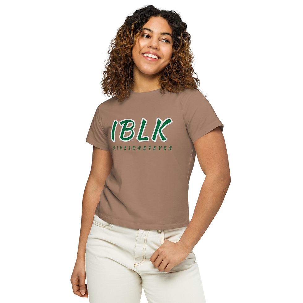 Thumbnail: Women’s high-waisted IBLOCK t-shirt 