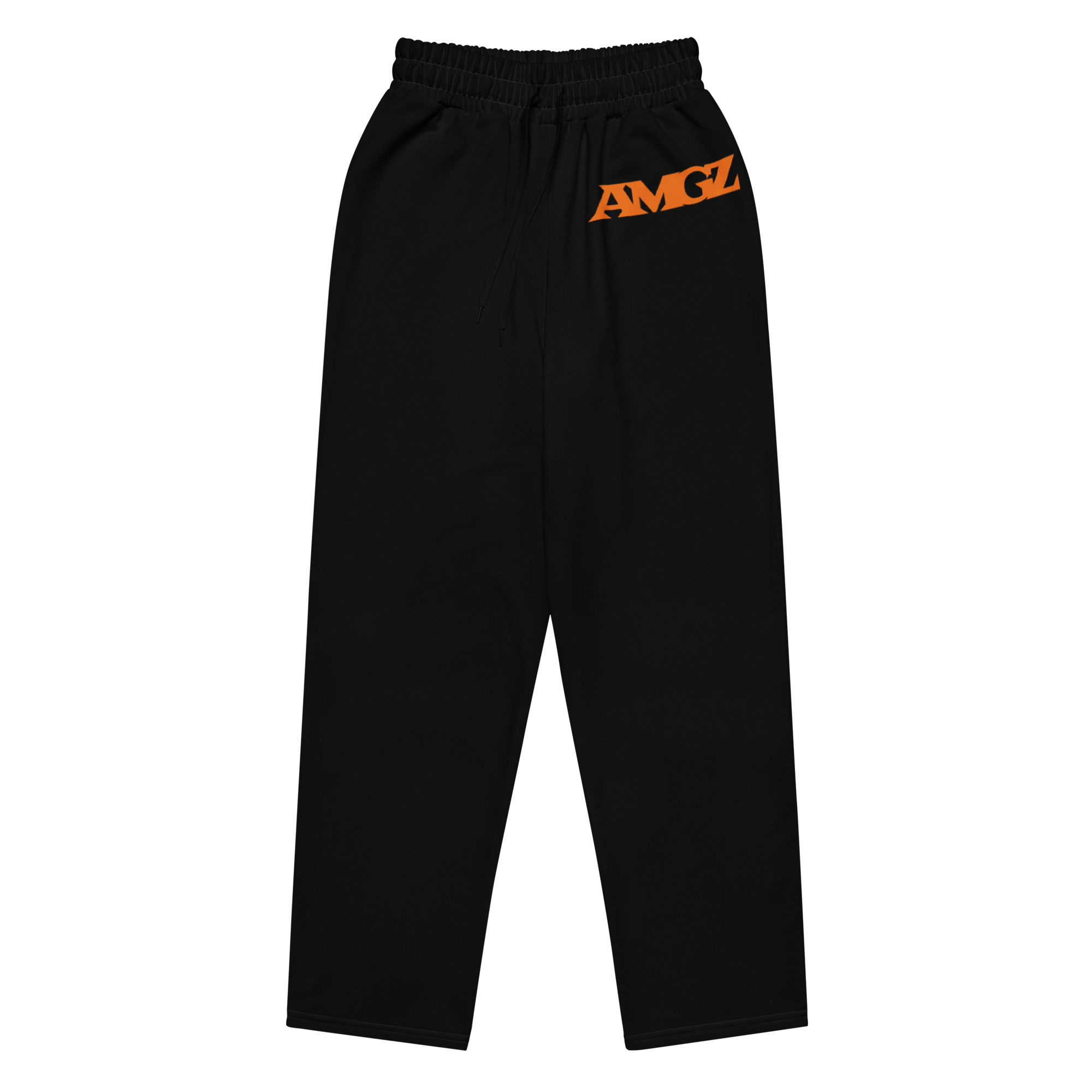 AMGZ classic black wide-leg joggers