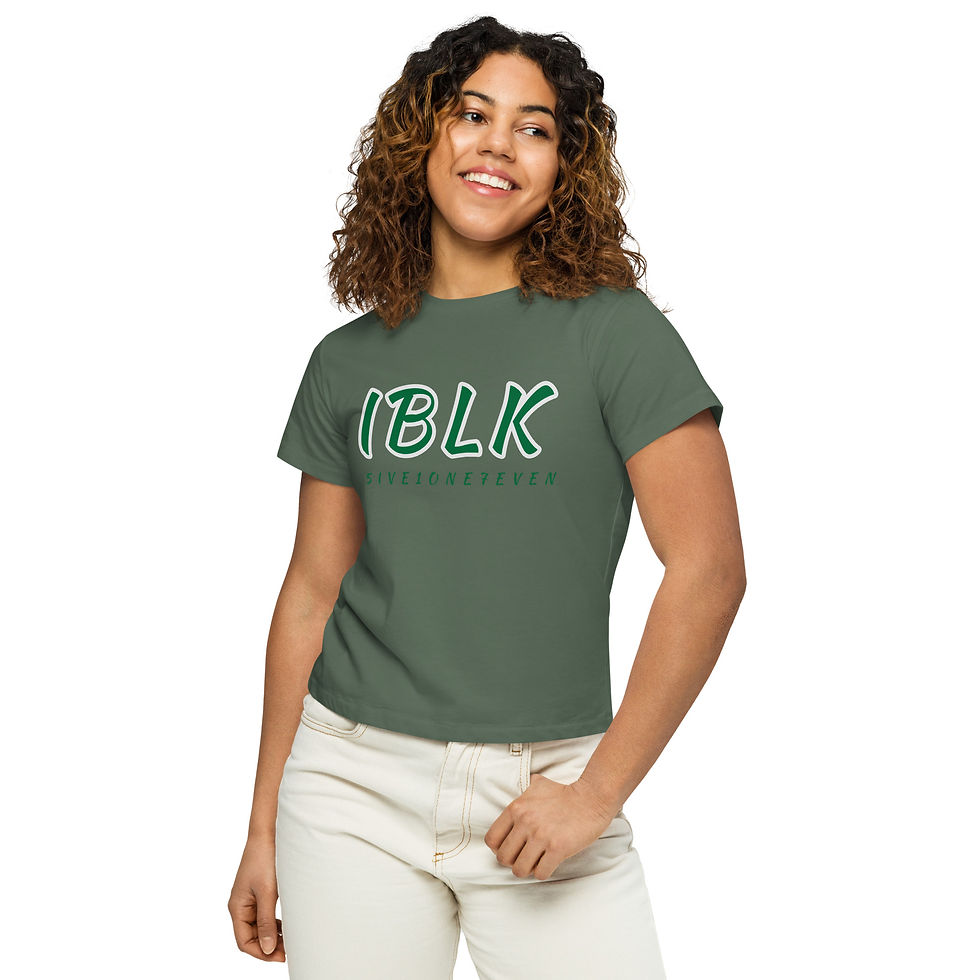 Thumbnail: Women’s high-waisted IBLOCK t-shirt 