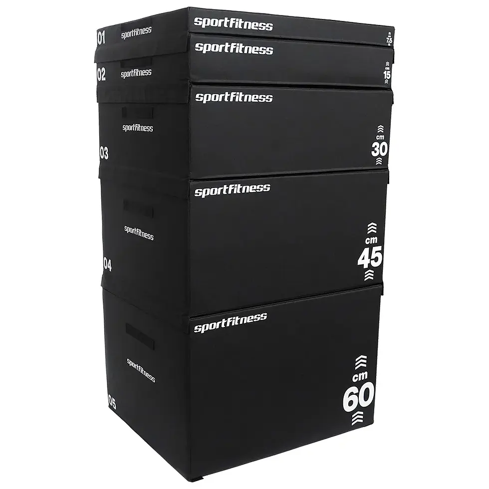 Cajones Pliométricos Blandos (SETx5) PBX-S-001 Sportfitness