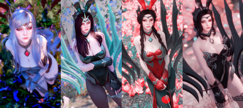Ryan Reos Battle Bunny Irelia Outfit - CBBE - UUNP - BHUNP