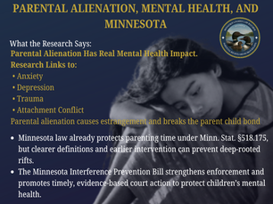 The Missing Piece in Domestic Violence Prevention: Why Isn’t 50/50 Shared Parenting in Family Court Part of Minnesota’s Public Health Strategy on Domestic Violence?