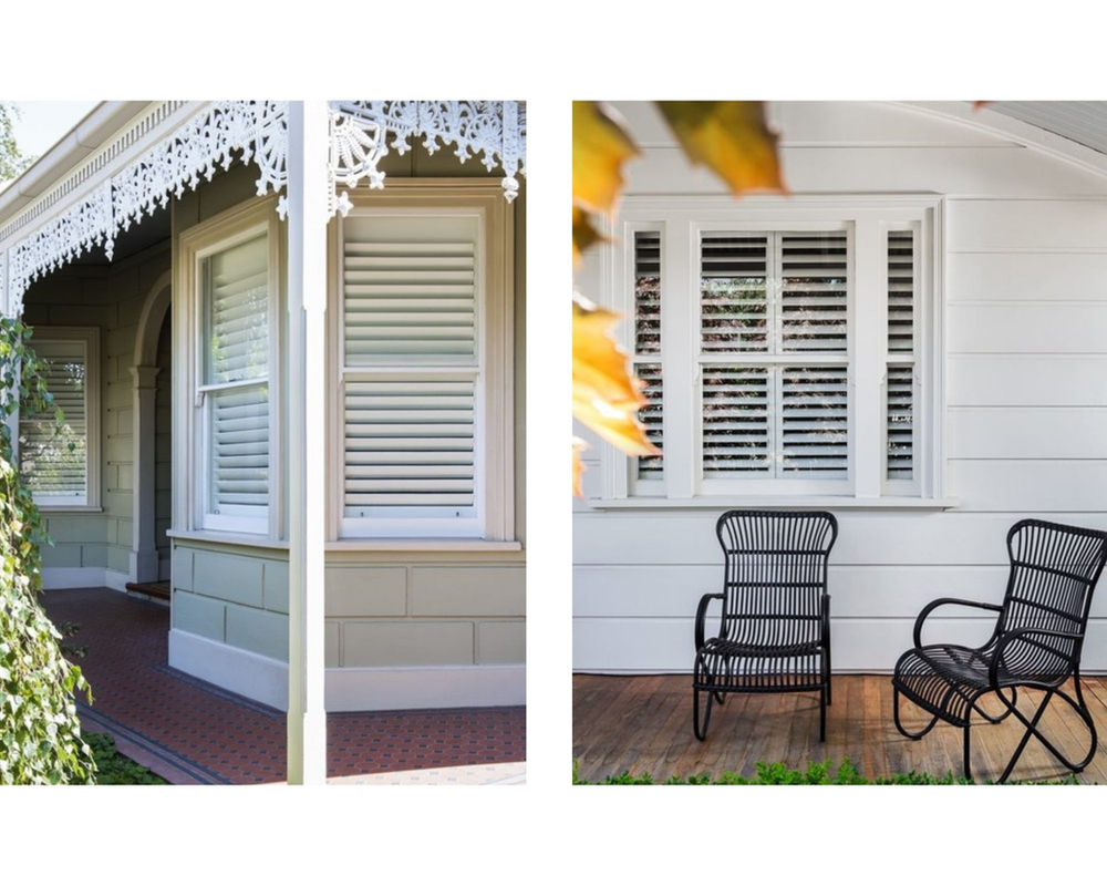 How shutters can enhance the appeal of your home.......