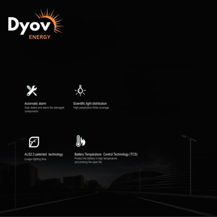 Thumbnail: Dyov Commercial Solar Street Light