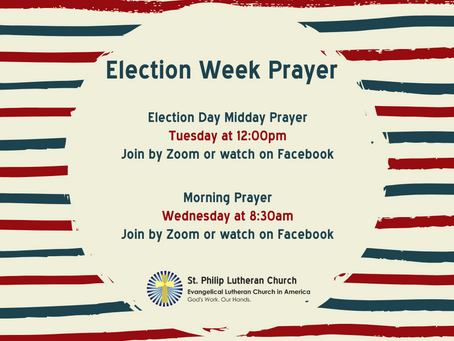 A Pastoral Note for Election Week