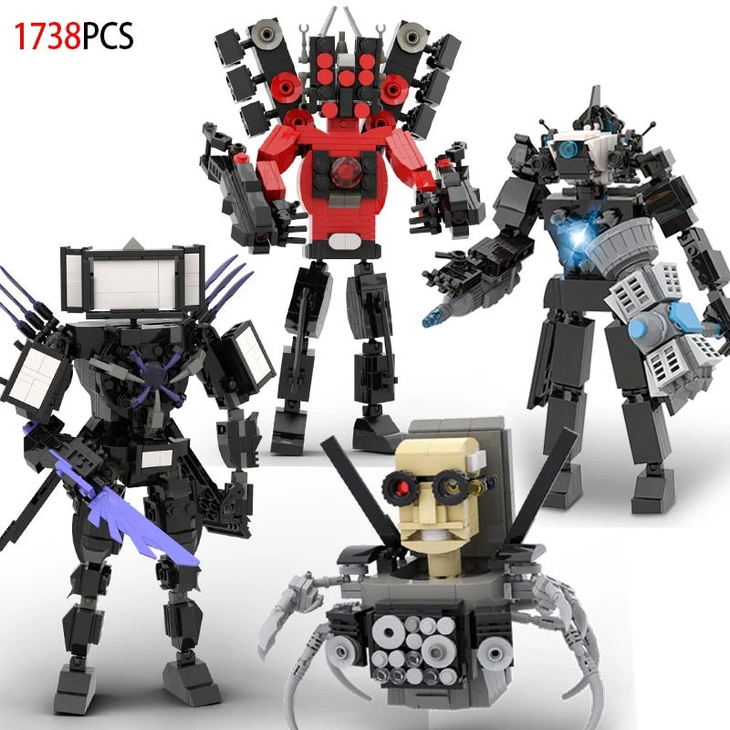 Thumbnail: New Skibidi Toilet Figure Block - Toys For Boys - Xmas & Birthday Gifts