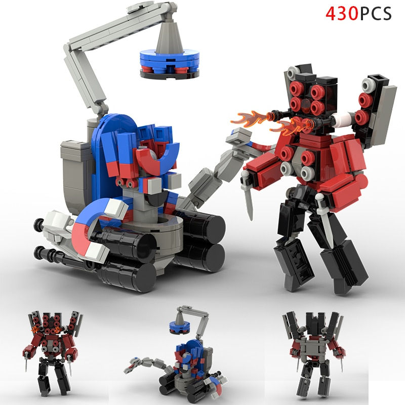 Thumbnail: New Skibidi Toilet Figure Block - Toys For Boys - Xmas & Birthday Gifts