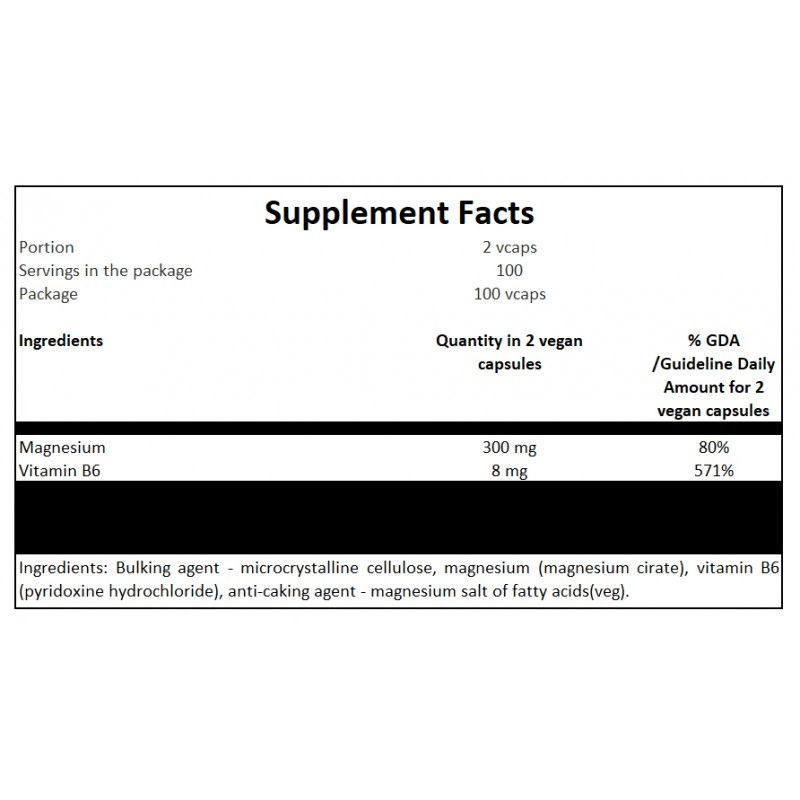 Miniaturbild: Hiro Lab Magnesium Citrate + Vitamin B6 100 Kapseln
