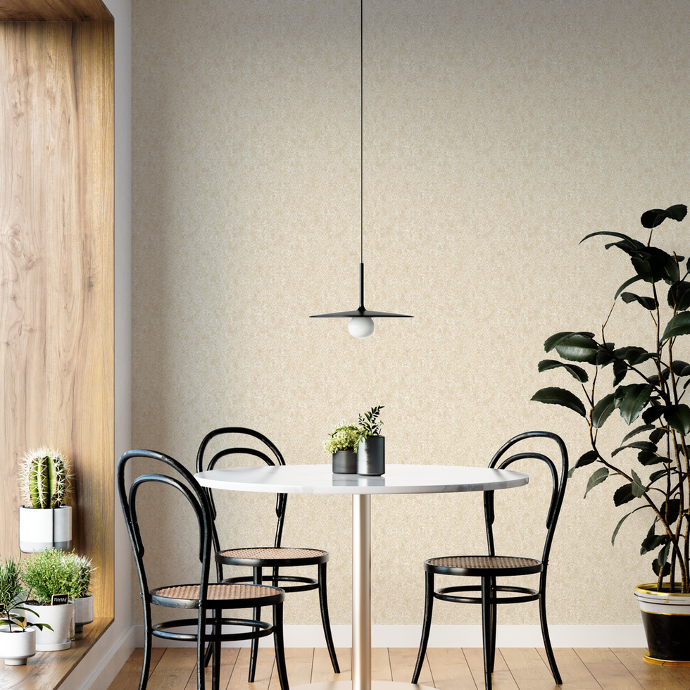 Papel tapiz color beige estilo clásico