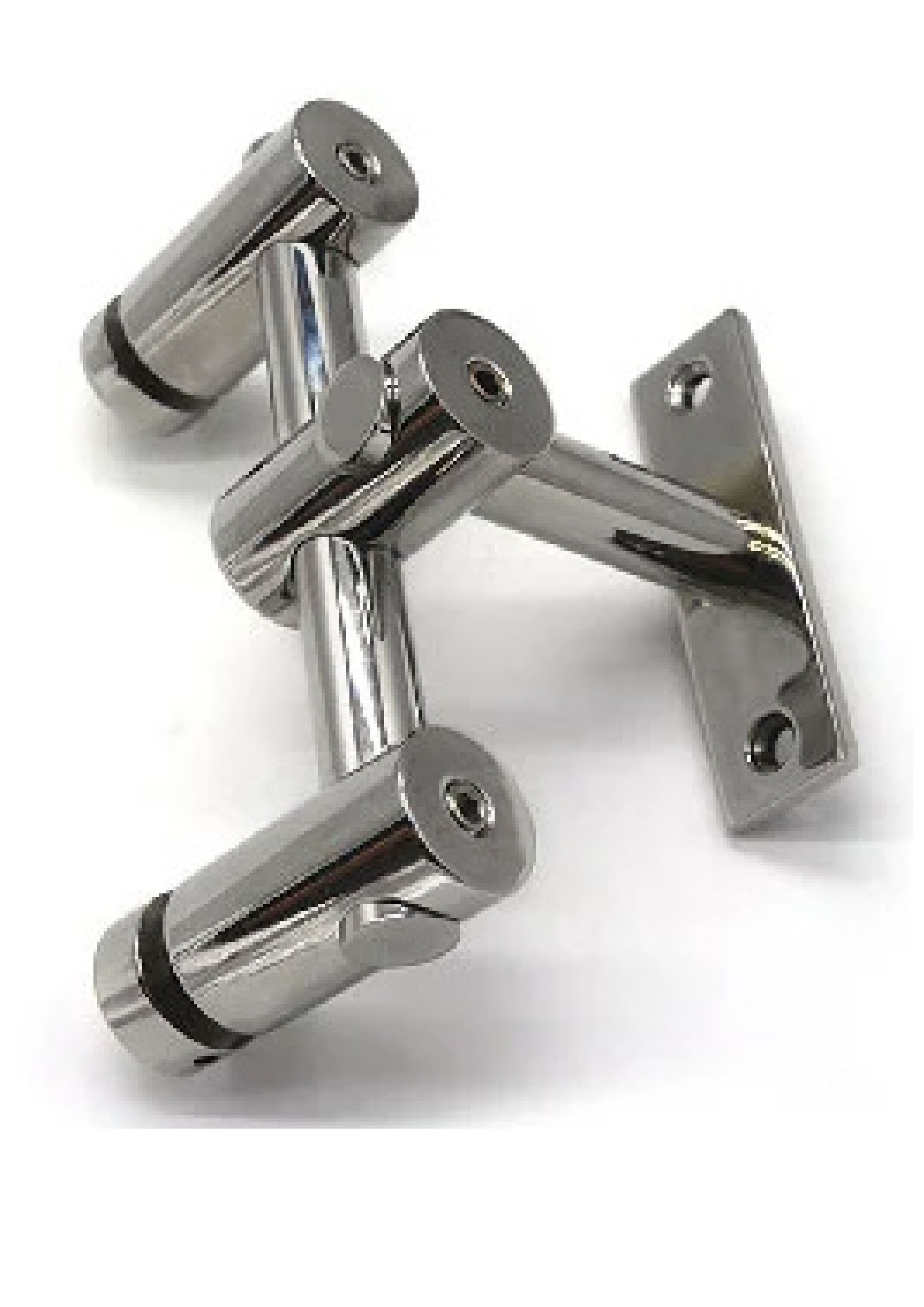 Unión 2 vidrios con base Satinado