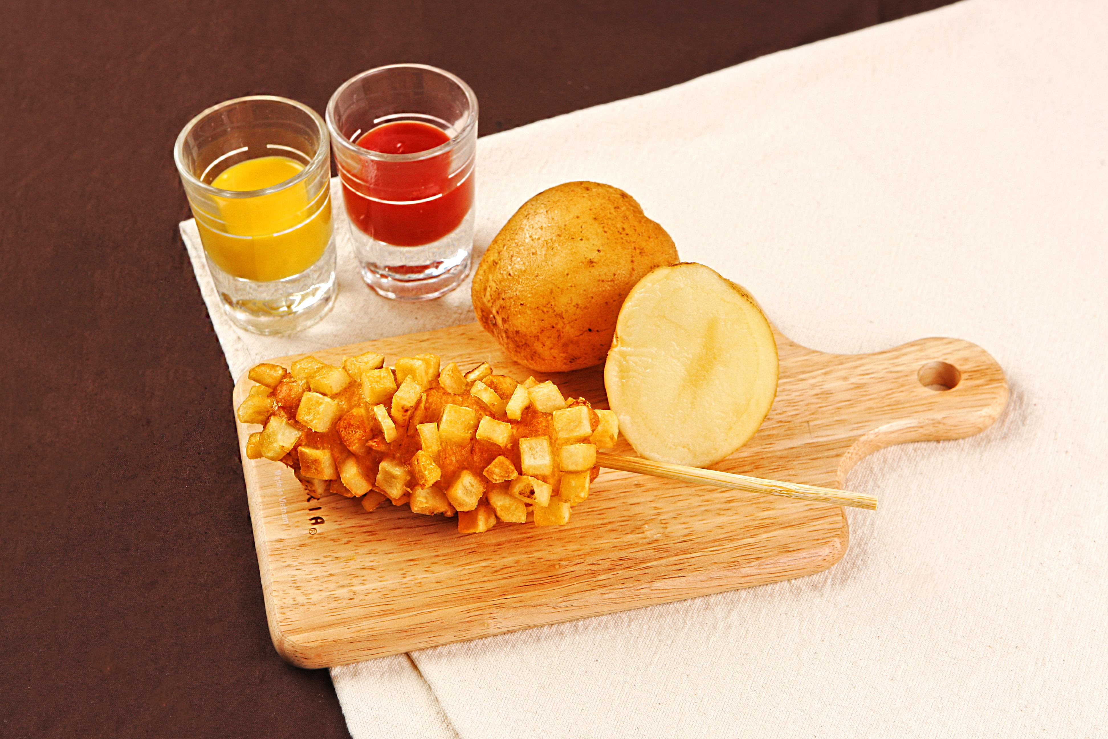 Arranged Food and Objects