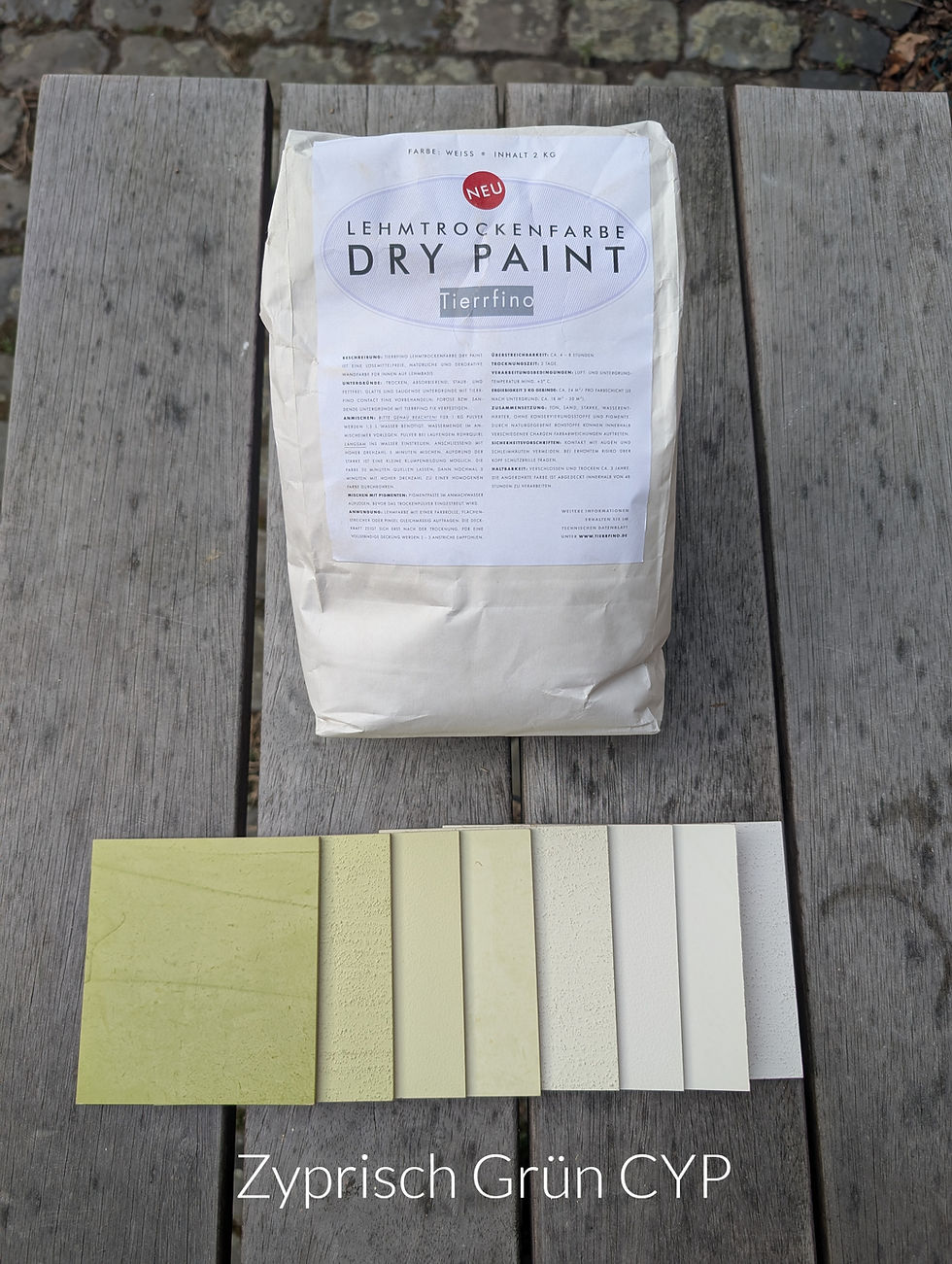 Miniaturbild: Tierrfino Lehmfarbe DRY PAINT