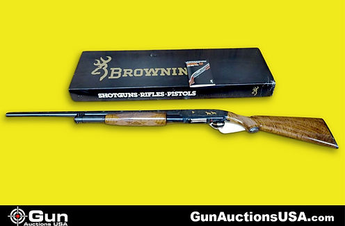 Browning Model 12 Grade 5 20 Ga Pump-Action Shotgun sold by Gun Auctions USA