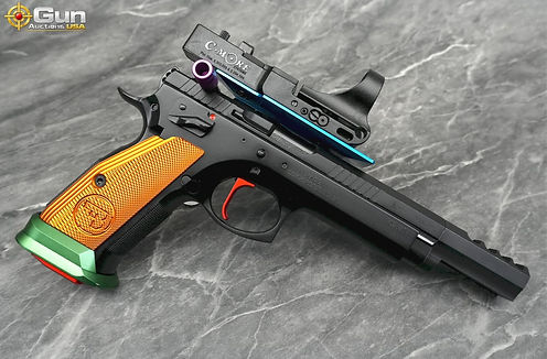 CZ 75 TS Czechmate Parrot 9mm Competition Pistol sold by Gun Auctions USA