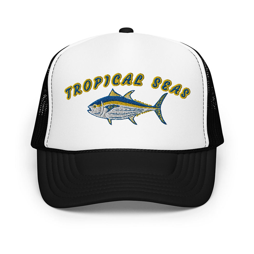 Miniatura: Tropical Seas Tuna Foam trucker hat
