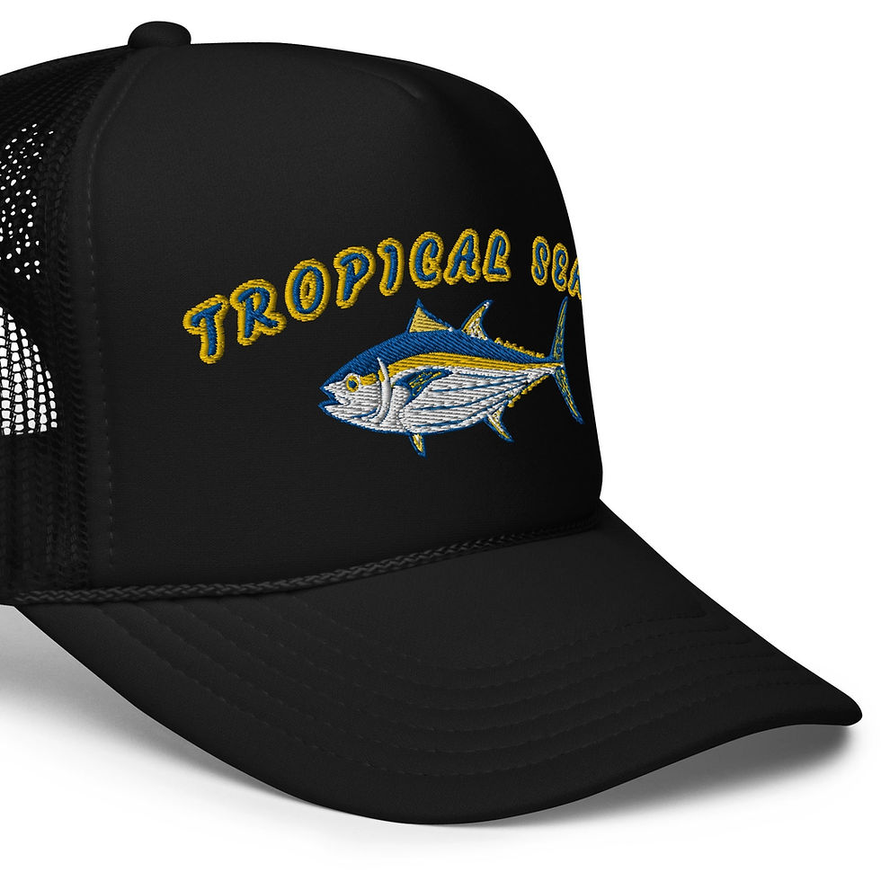 Miniatura: Tropical Seas Tuna Foam trucker hat