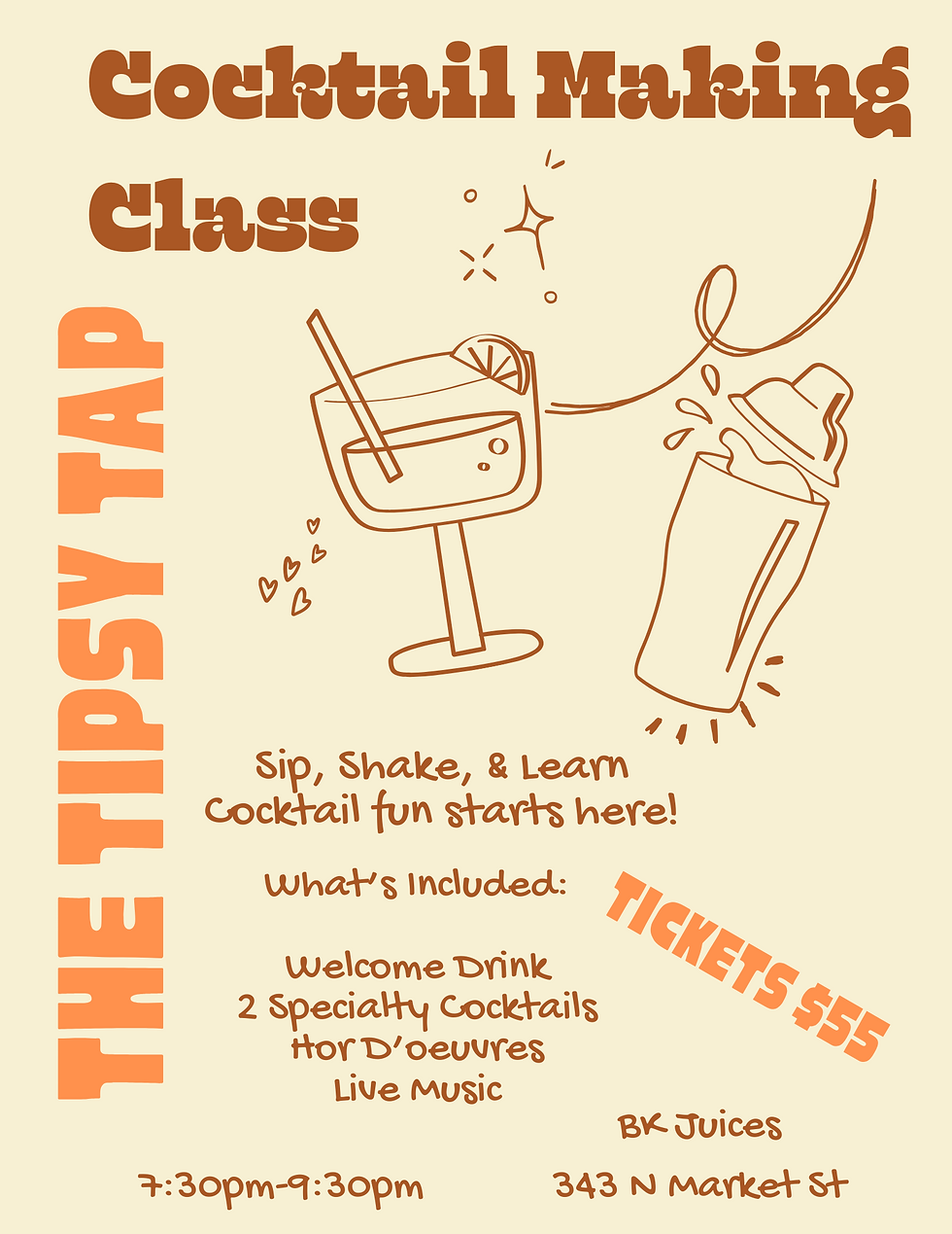 Cocktail Making Class ๐ฅ