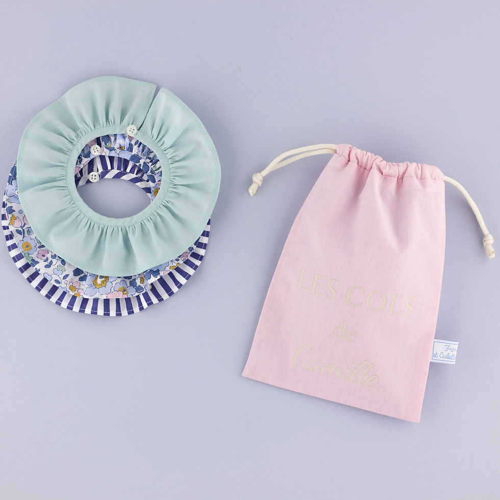 Pochette Personnalisée - Rose et Beige