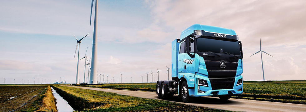 SANY EV490 with Wind Turbines
