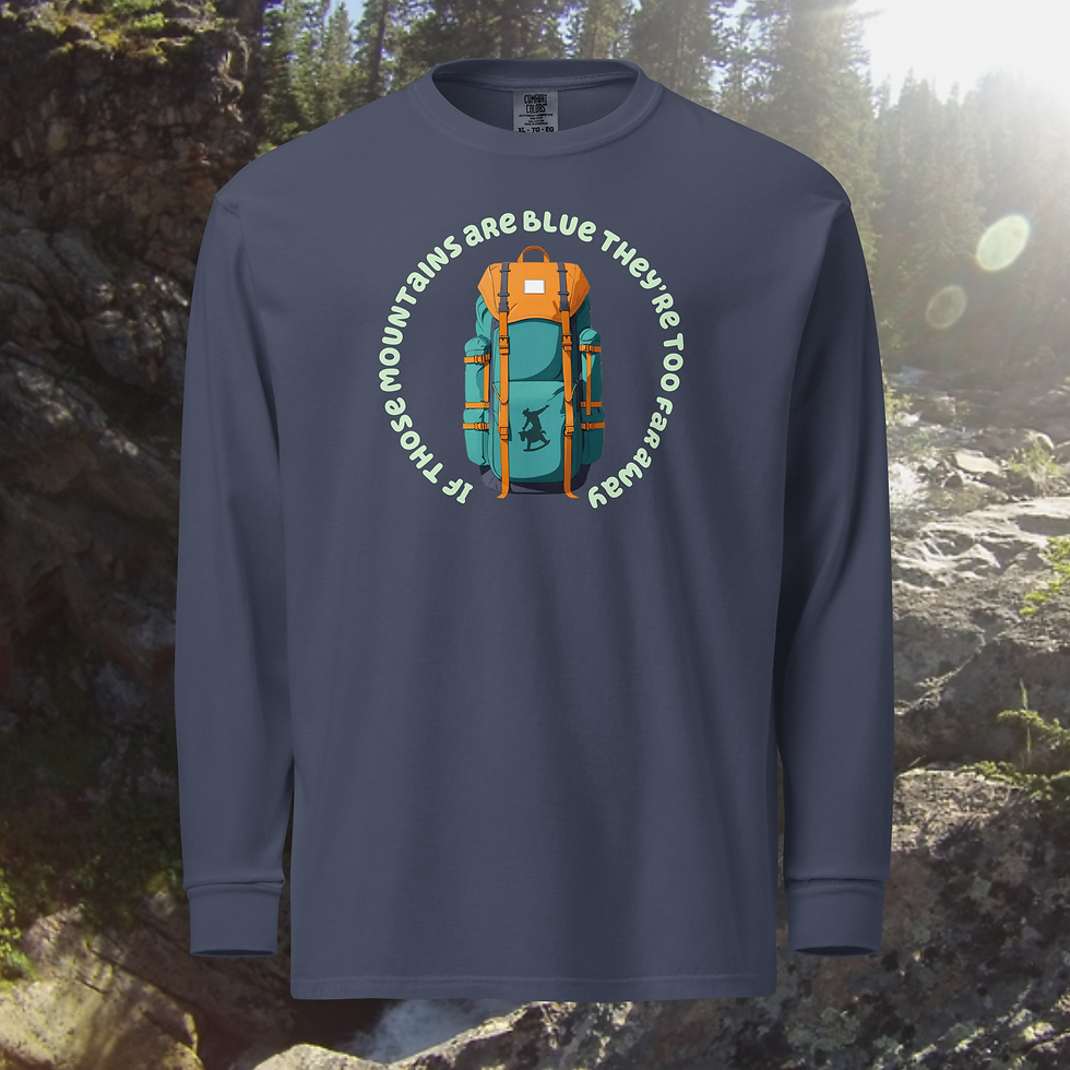 Thumbnail: “Distance” Garment-dyed heavyweight long-sleeve shirt