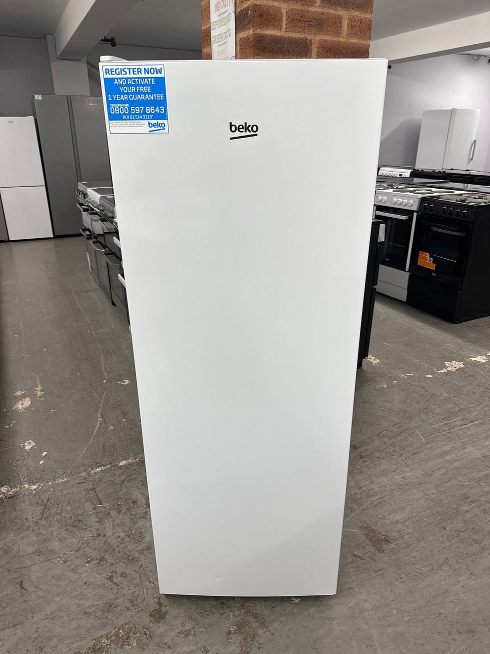 (784) Beko Frost Free Tall Freezer - FFG4546W