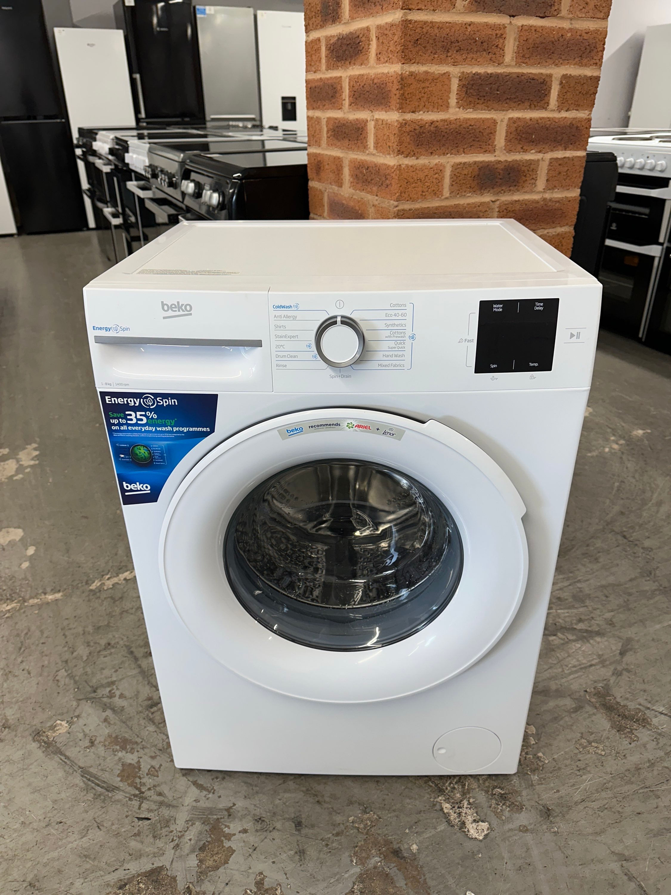 (791) Beko 8kg 1400 Spin Washing Machine - BM3WT3841W