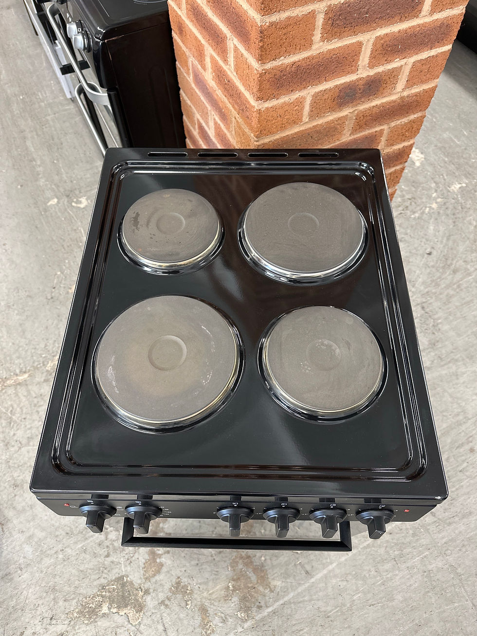 Thumbnail: Bush 50cm Solid Plate Electric Cooker - BESAW50B - Refurbished, Wolverhampton, West Midlands