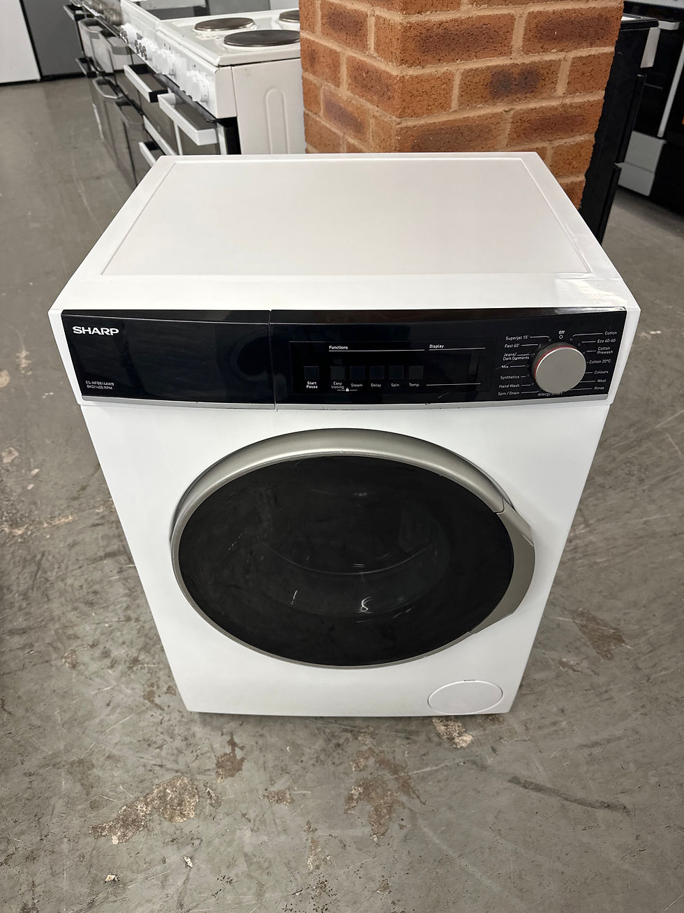 (794) Sharp 8kg 140 Spin Washing Machine - ES-NFB814AWB