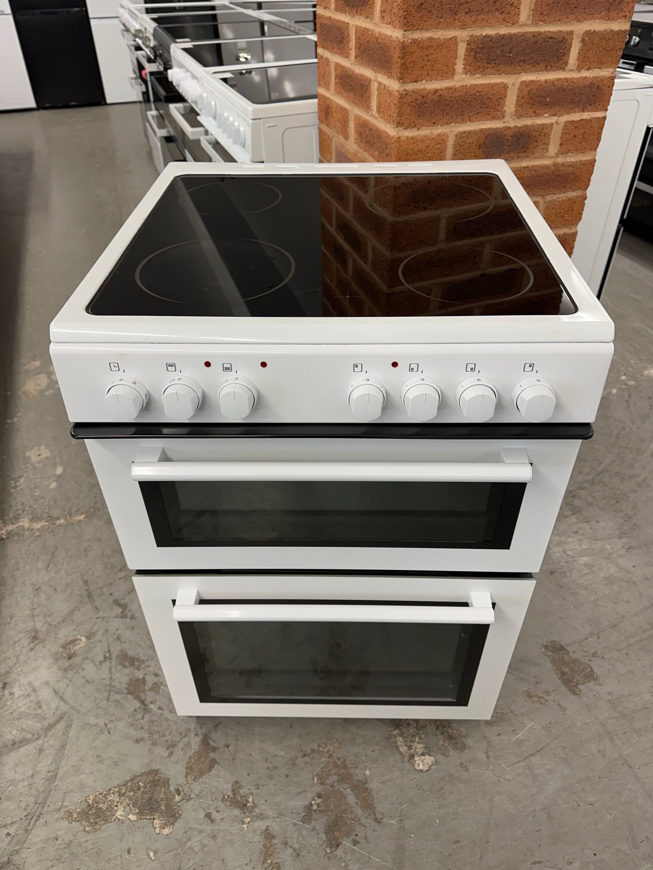 (560) Electra 60cm Ceramic Hob Electric Cooker - TCR60W-2