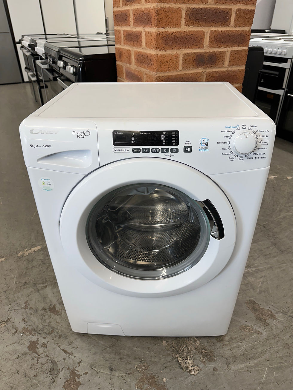 Thumbnail: (817) Candy 9kg 1400 Spin Washing Machine - GVS168D3-80