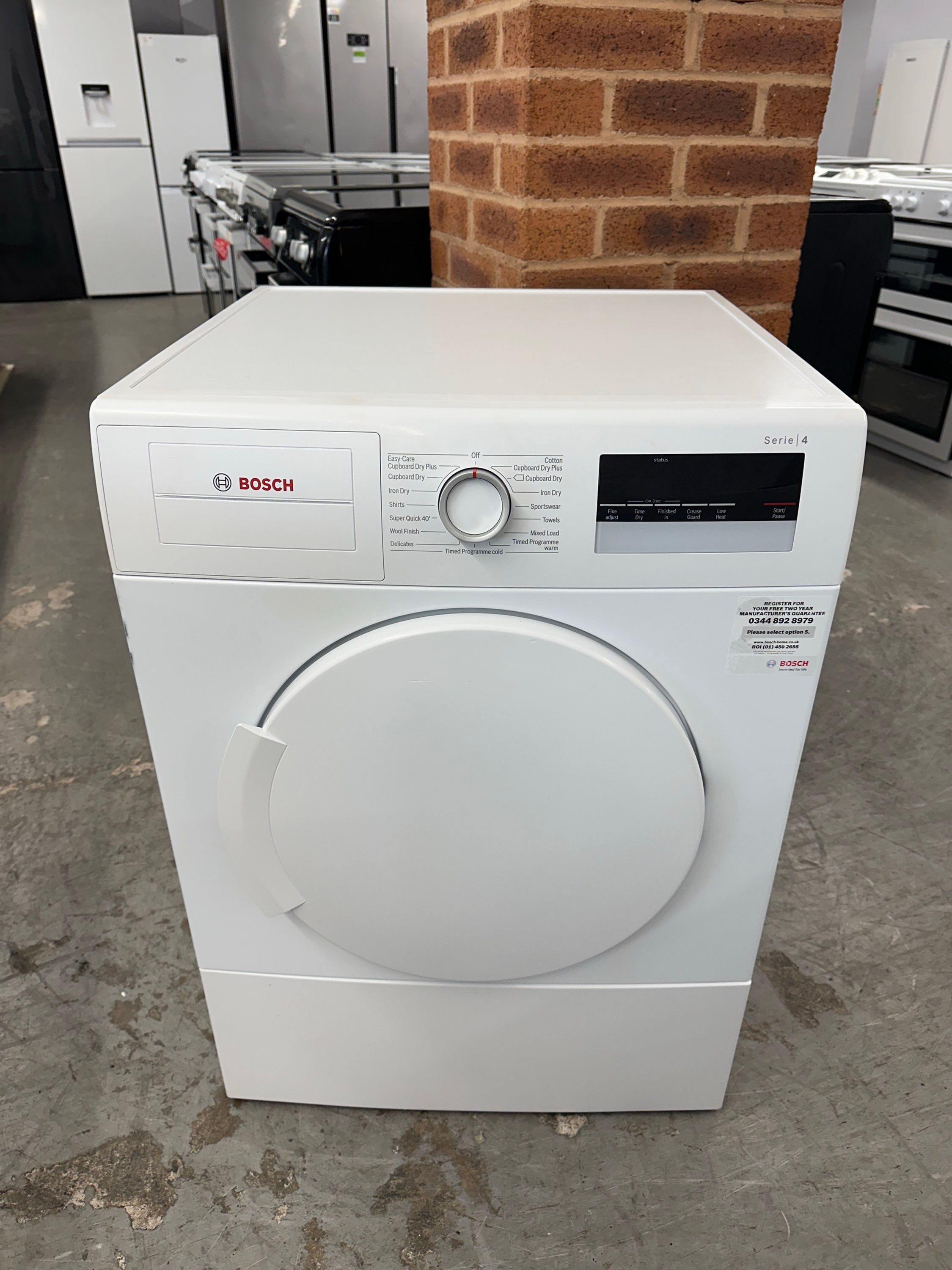(628) Bosch 7kg Vented Tumble Dryer - WTA79200GB/04