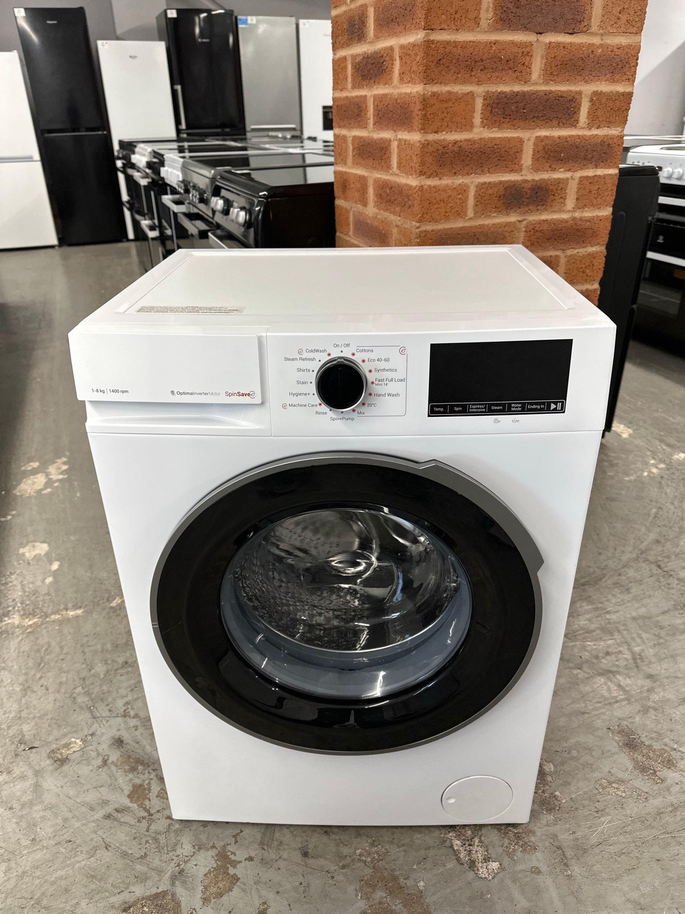 (798) BLOMBERG 8kg 1400 Spin Washing Machine - LWA18461W