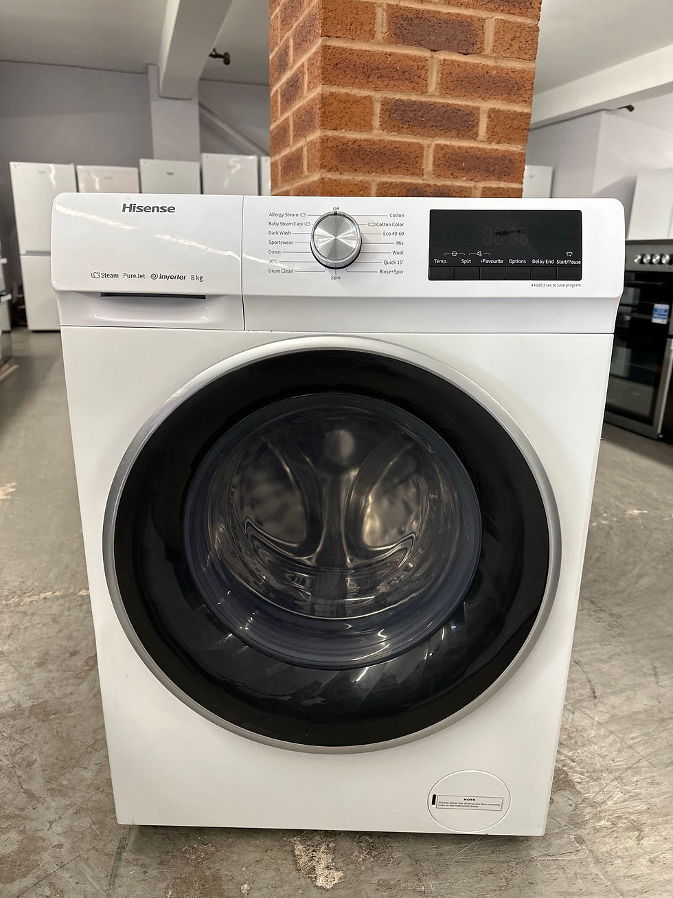 Thumbnail: (740) Hisense 8kg 1400 Spin Washing Machine - WFQY801418VJM