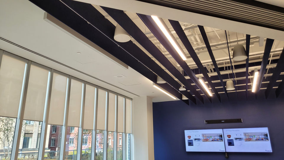 ESA-created ceiling design done for MCAP. 