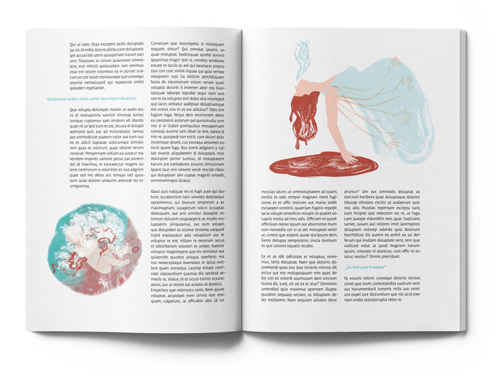 Der Schnitt ins Leben, Sectio, Kaiserschnitt, Entbindung, Geburt, traumatische Geburt, Baby, Säugling, Nabelschnur, Operation, Medizin, Blut Blut, Illustration, Grafik, Alina Stockhaus