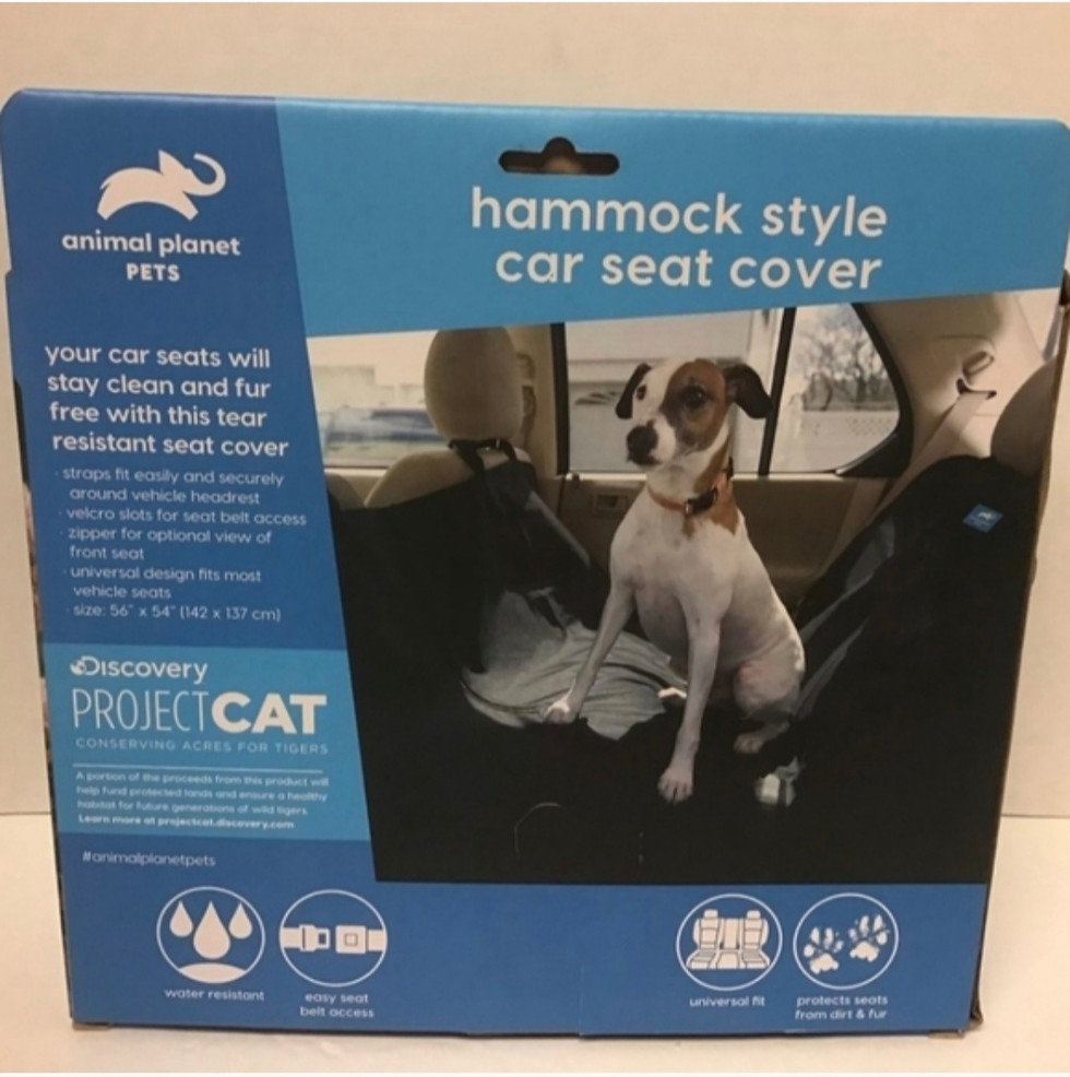 Thumbnail: Animal Planet Pets Hammock Style Car Seat Cover-56 x 54"