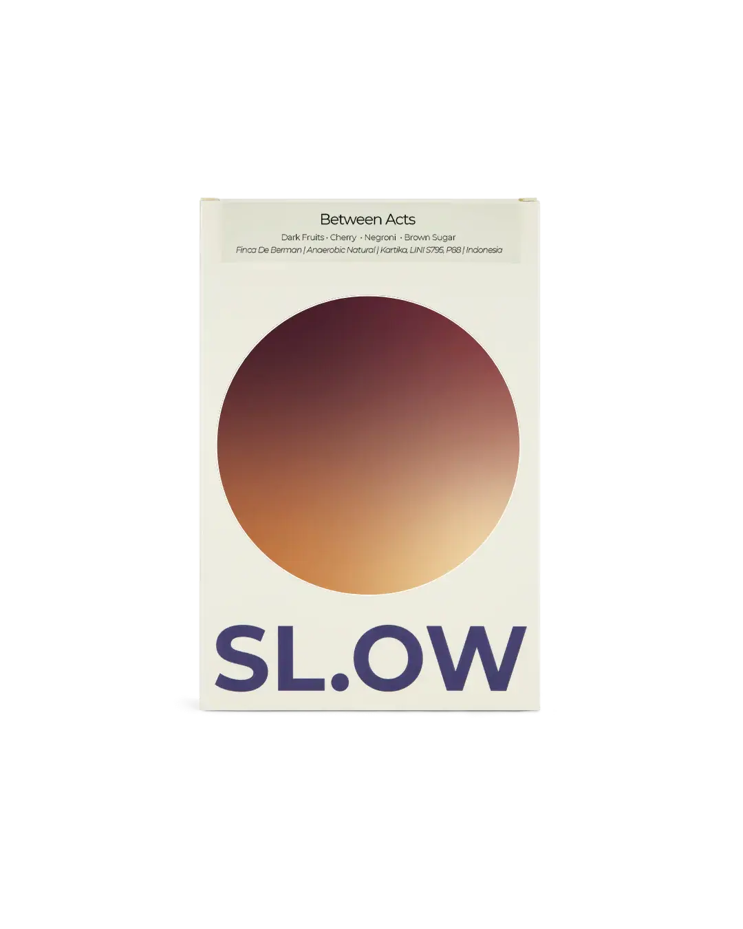 SL.OW Indonesia Between Acts Whole Bean