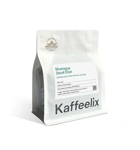 Kaffeelix Nicaragua Decaf Elixir Whole Bean