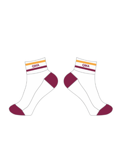 White Bike Socks (6cm leg length)