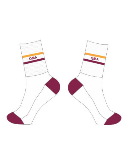 White Athletic Socks (13cm leg length)