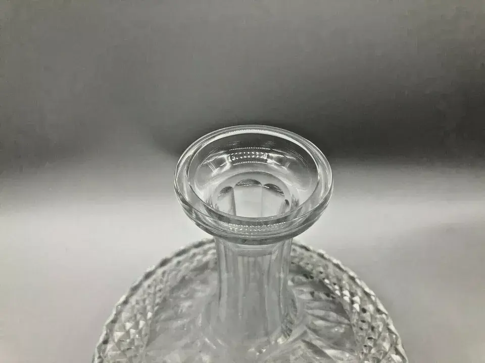 Thumbnail: Stunning Heavy Cut Crystal Ships Decanter