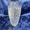 Thumbnail: Czech 9 1/2" Tall Slender Cut to Clear Crystal Vase
