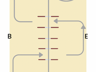 Trot Poles on the centre line Exercise 3