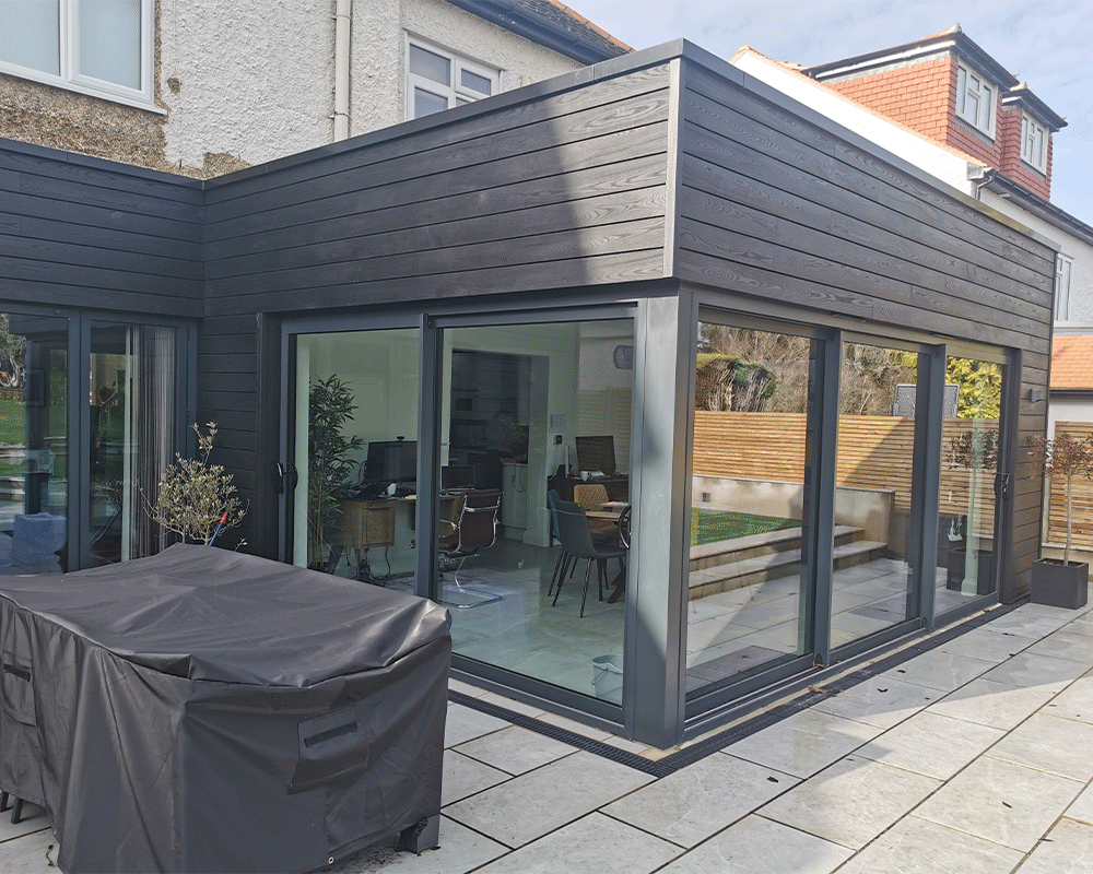 AtelierClad Carbonite Extension Corner Detail